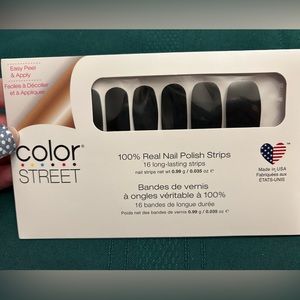 Color street. New unopened. Matte black finish